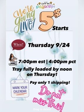 LIVE THURSDAY SEPTEMBER 24th @ 7:00pm Est | 4:00pm PCT | $5 STARTS | CU THERE!